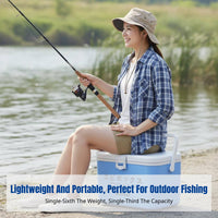 Lightweight Mini Fishing Box, Multi-Functional Shrimp Chiller, Portable Insulated Fish Container, Outdoor Use