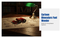 Children's Toy Binoculars, Double Tube, Compass Set, Pretend Play, Mixed Colors, Educational Exploration