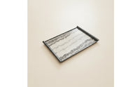 Tray with Handles Framed Rectangular Tray Tabletop