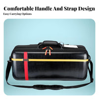 Carbon Fiber Saxoph Single Case Impact Resistant Alto Saxoph Single Case Lightweight Musical Instrument Accessory for Saxophonists, Gigs, Concerts