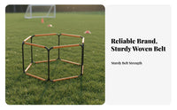 Foldable Butterfly Agility Ladder Multi-Functional Soccer Footwork Coach Use Anywhere Training Hurdles Set Easy to Assemble for Children, Athletes