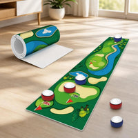 Tabletop Golf Game Setup Golf Game Mat with Balls Mini Set for Party