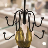 Decorative Mannequin Jewelry Display Rack Easy to Organize Mannequin Jewelry Stand Sturdy Boutique Necklace Holder Gift Idea for Shop Window, Dressing Table, Bedroom