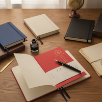 Sonnet Hardcover Notebook, A5 Lined Journal for Students and Office, Minimalist Design