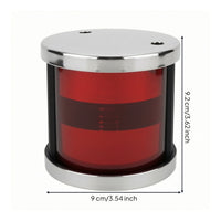 Boat Navigation Light with Stainless Steel Cover Resistant Boat Navigation High-Output Lamp