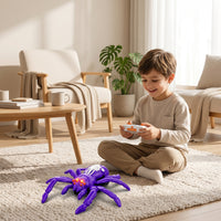 Wireless Control Arachnid Realistic Wall Climbing Arachnid Wall Climbing Robot Easy to Use Lightweight for Children, Indoor Play