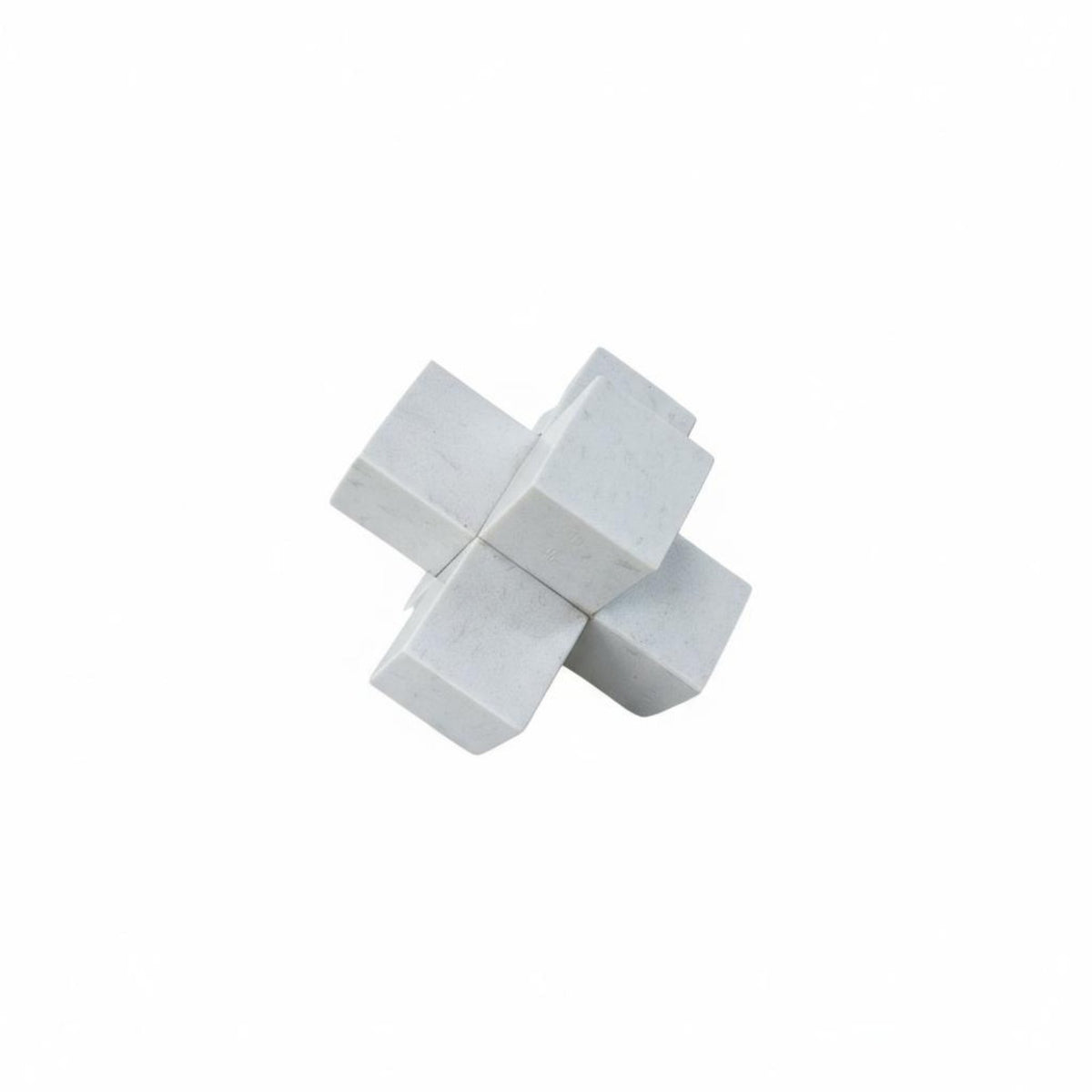 Minimalist Design Nordic Design Marble Cross Light Luxury Marble Cross Ornament Artisan-Made for Interior Designers, Living Room, Desk