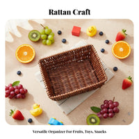 Woven container Set with Liners adaptable Household Storage Rustic and design