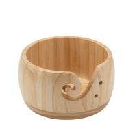 Smooth Yarn Bowl Polished Yarn Bowl with Spiral Slot Compact Long-Lasting for Knitters, Crocheters, Knitting