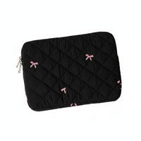 Safeguarding Padding Quilted Laptop Sleeve Portable Padded Tablet Pouch Lightweight Quilted Computer Sleeve Scratch Resistant for Travel, Office