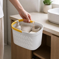 Portable Shower Caddy Basket with Drainage for Dorms and Bathrooms