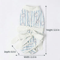 Cat Recovery Suit with High Neck, Two-Legged Cat Weaning Suit for Small Kitten Recovery, Anti-Licking