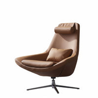 Sail Design Rotating Chair Nordic and Theme Single Sofa Soft Padded Padding Statement Piece for Adults, Balcony