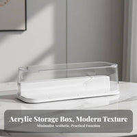Clean Proof Collectible Display Shelf Easy to Assemble Clear Acrylic Display Case Tiered Surprise Box Organizer