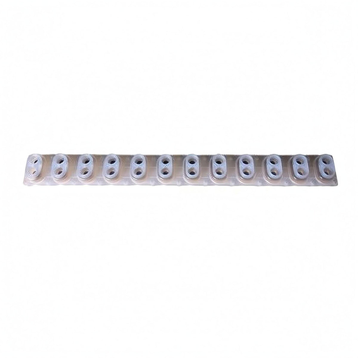 Perforated Conductive Rubber Strip Mounting Tabs Digital Piano Touch-Point Strip Easy Replacement Note Sensor Membrane