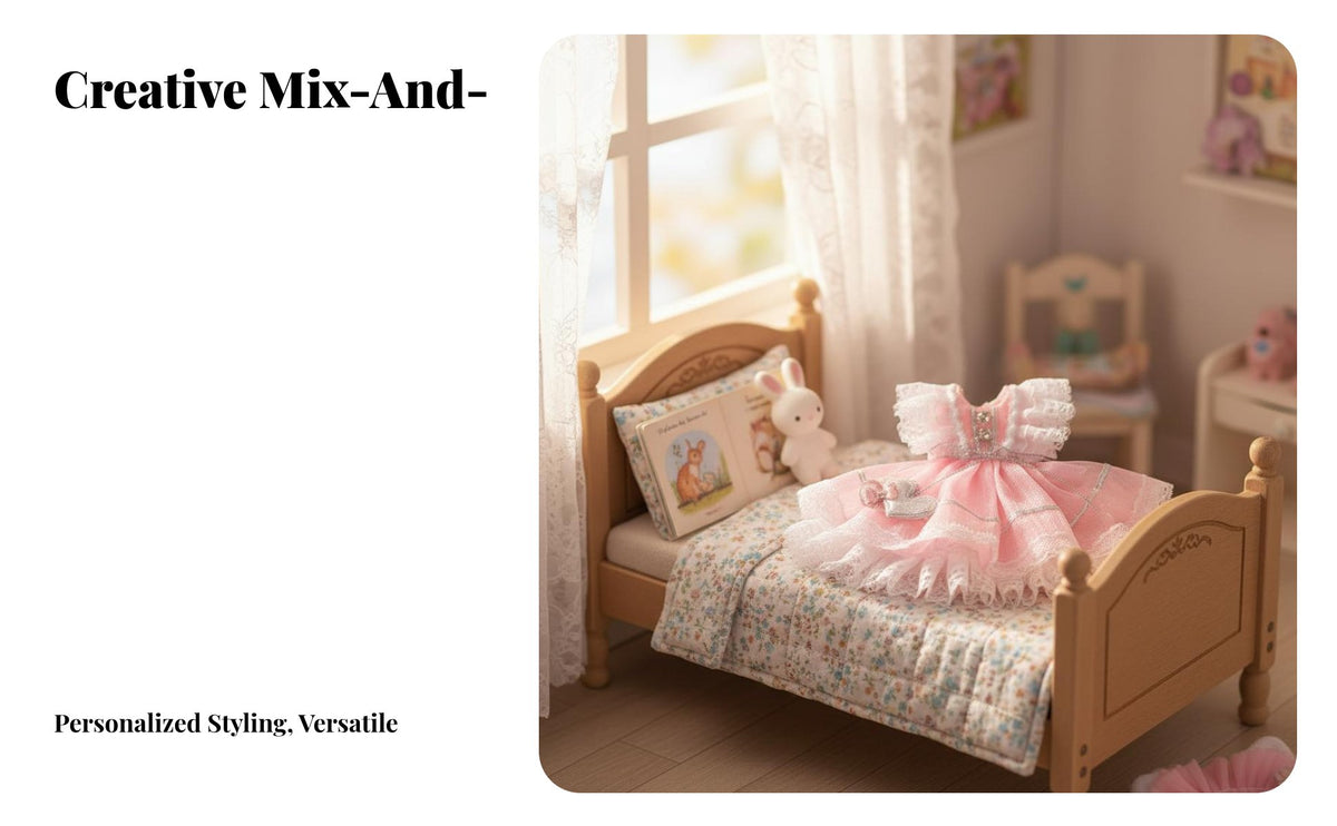 1/6 Doll Dress Accessories 30cm Doll Clothes Birthday Gift for Kids, Display
