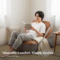 Stylish Unstructured Lounge Chair Soft Seating Lazy Sofa Relaxing fromsign Indoor Furniture Lightweight & Portable for Reafromrs, Stufromnts, Bedroom, Living Room, perusing alcove, Home Office