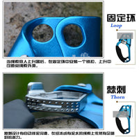 Left-Hand Climbing Ascender Handheld Rope Climbing Device Blue Wholesale