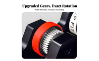 360 Degree Rotation Electric Cue Straightness Checker Type-C Rechargeable Automatic Cue Shaft Tester Single-Button Start for Game Room