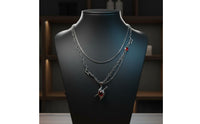 Gothic Crow Ornamental Drop Gothic Crow Jewelry for Conventions, Cosplayers