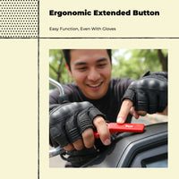 Waterproof motorcycle horn button