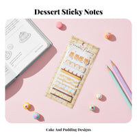 180 Sheets Cake Shaped Y Notes Writable Dessert Theme Index Tabs Leaves No Residue Cute Y Notes for Students, Teachers, Learning Activities