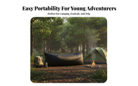 Portable & Lightweight Wind-Inflated Lounger Easy Inflation Wind-Filled Lounger No Pump Required inflatable lounger Anti-Leak Design for eventfestival-outdoorersers, Beachfestival-outdoorersers, Travelers, Camping, Music events, Picnics, Beach