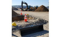 Wear-Resistant Mini Excavator Attachment Kit Long-Lasting Small Excavator Accessories Set Thickened Manganese Steel Wide Compatibility for Demolition