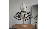 Lolitas Petticoat Costume Wear Three Loop Hoop Skirt Lightweight Cage Petticoat for Stage Performance