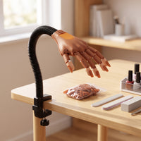 Nail Practice Hand with Clamp Adjustable for Beginners