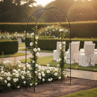 Flower Support Trellis Long-Lasting Flower Obelisk Trellis Metal Garden Obelisk Rustproof Metal Plant Frame Sturdy Duty