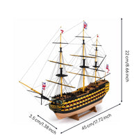 DIY Wooden Ship Model Kit Historical Sailing Ship Model Kit Detailed Authentic for Hobbyists