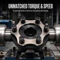 DJM Series Diaphragm Coupling for High Torque Applications, 45# Steel Flexible Disc Coupling
