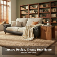 3-Seater Chaise Sofa French Cream aesthetic L-Shaped Couch with Chaise Light Luxury Feel Living Room Furniture for Renters, Families, Lounge Area, Bedroom