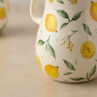 Ceramic Oil Dispenser Elegant Oil Dispenser with Handle Self-Closing Acidic Condiment Bottle with Handle for Home Cooks
