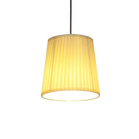 Linen Lampshade for Ceiling Lights with Iron Body Frame, Pendant Lamp Shade for Kitchen and Dining Room, Modern Minimalist