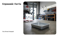 Oil Drain Pan Large Capacity Car Oil Drain Pan Heavy Duty Parts Cleaning Basin for Mechanics, Home Mechanics, Auto Repair Shop, Garage