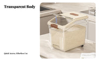 Moisture-Proof Airtight Rice Storage Container Long-Lasting Rice Storage Container Multi-Purpose