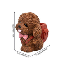 Cuddly Animal Figure Eyeglass Holder Textured Desktop Eyeglass Holder Pink Ribbon Accessory