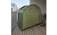 Cycle Storage Tent Zippered Door Foldable Cycle Tent Frame-Supported Portable Bike Shelter