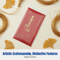Chinese Style Metal Bookmark, Ethnic Instrument Design, Creative Cultural Gift, Vintage Look, Business Souvenir, Assorted