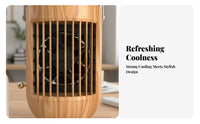 Desktop Air Chiller 400ml Water Tank Humidifier Cooling Fan 3 Speeds Portable Misting Fan for Office, Bedroom, Dorm Room