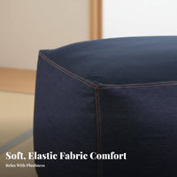 Japanese aesthetic Bean Bag Chair Comfortable Floor pad Space-Saving Indoor Seating Soft and plush Texture for Adults, Students, video game enthusiasts