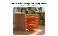 Mobile with casters Rotating Tiered Cabinet Space-Saving Design Narrow Rolling Cart Multi-Purpose Organizer Unit for cosmetics Professionals, Students, Homeowners, Bathroom, Hair Salon, Small Spaces, Dorm Room