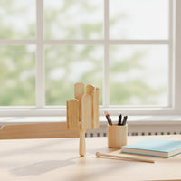 Multitone Wood Block Resonant Wood Block with Mallet Wooden Percussion Instrument Compact Lightweight for Children, Classroom