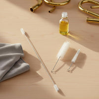 Nylon Bristles Brass Instrument Cleaning Set Long Flexible Wire Trumpet Cleaning Kit Gentle on Finish Musical Accessory for Band Room