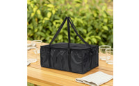 Chilled Carry Bag Zipper Foldable Cooler Bag with Shoulder Strap Leakproof Insulated Tote with Handle for Picnic