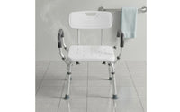 Medical Shower Stool Suction Holder Feet Non-Slip Bath Seat Medical Bath Seat Drainage Holes Lightweight Shower Stool With