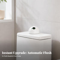 Contactless Seat-off Flush Device Hygienic Automatic Toilet Flush Sensor Hands Free Infrared Toilet Flusher Compact