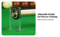 Billiard Stroke Straightness Guide Simulates 3 Stroke Heights for Beginners
